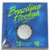 PAPEL ALUMINIO BRAZILIAN HOOKAH COM 50 FOLHAS 40 MICRAS - ALTO RELEVO