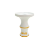 ROSH DE CERAMICA SEVEN BOWL PREMIUM BRANCO C/ DOURADO