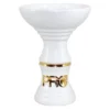 ROSH DE CERAMICA PRO HOOKAH GOLD - BRANCO